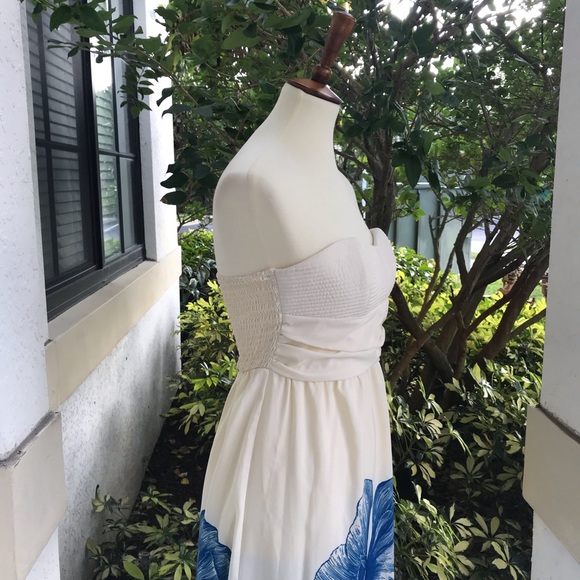 Tiff by TT Floral Strapless Maxi Dress - Picture 4 of 6